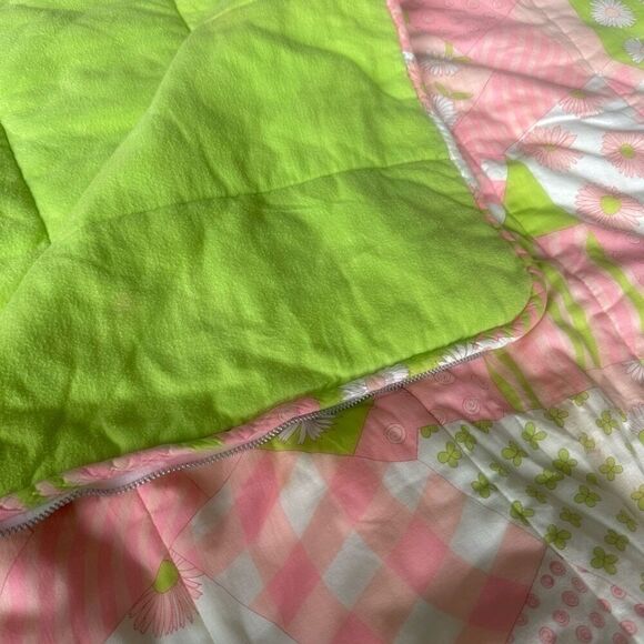 Vintage Her Majesty 70’s Retro Pink Flower Power Pop Art Sleeping Bag - Picture 6 of 6